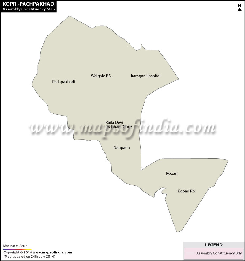 Kopri Pachpakhadi Assembly Constituency Map