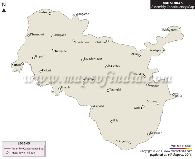 Malshiras Assembly Constituency Map