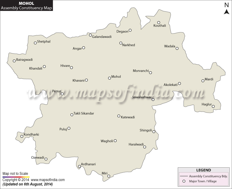 Mohol Assembly Constituency Map