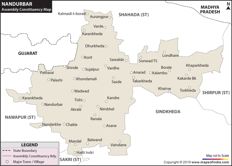 Nandurbar Assembly Constituency Map