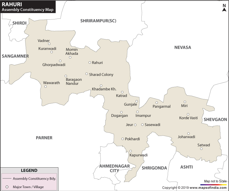 Rahuri Assembly Constituency Map