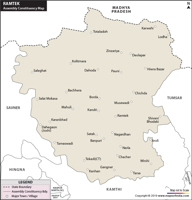 Ramtek Assembly Constituency Map