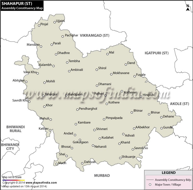 Shahapur Assembly Constituency Map