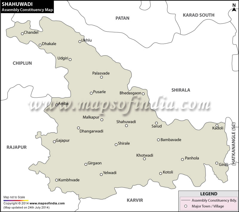 Shahuwadi Assembly Constituency Map