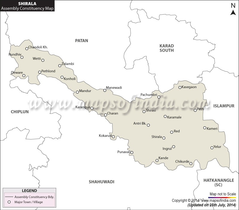 Shirala Assembly Constituency Map