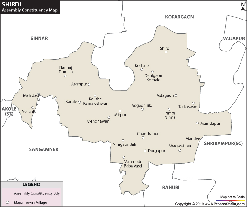 Shirdi Assembly Constituency Map