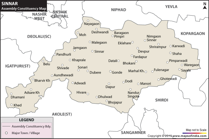Sinnar Assembly Constituency Map