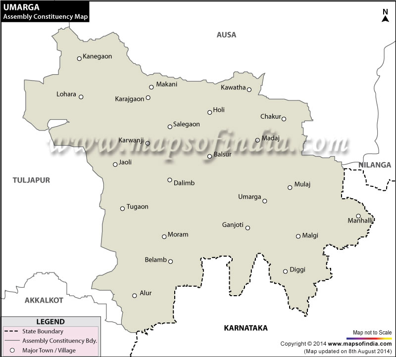 Umarga Assembly Constituency Map