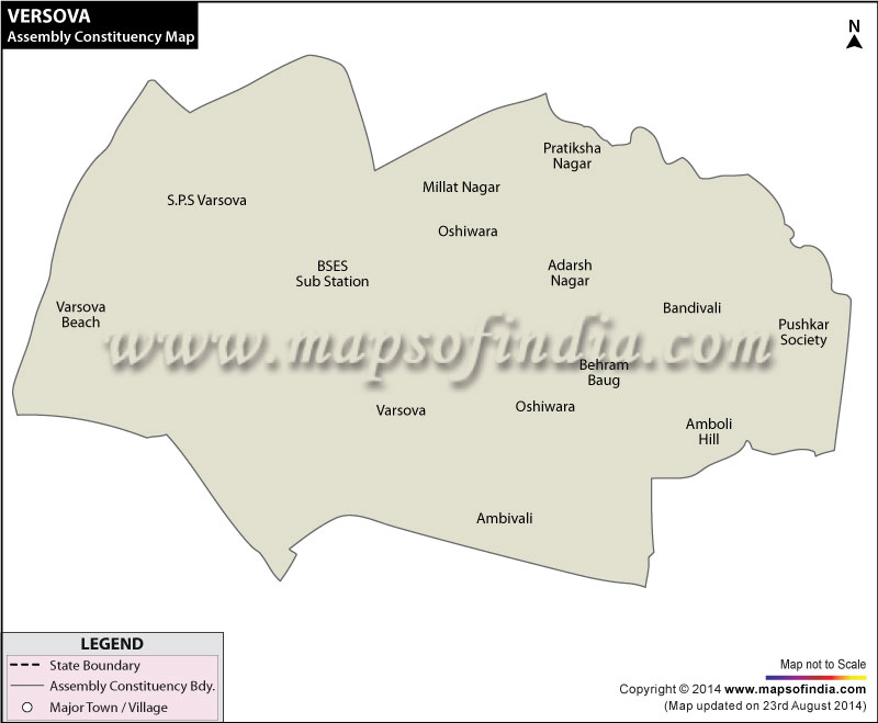 Versova Assembly Constituency Map