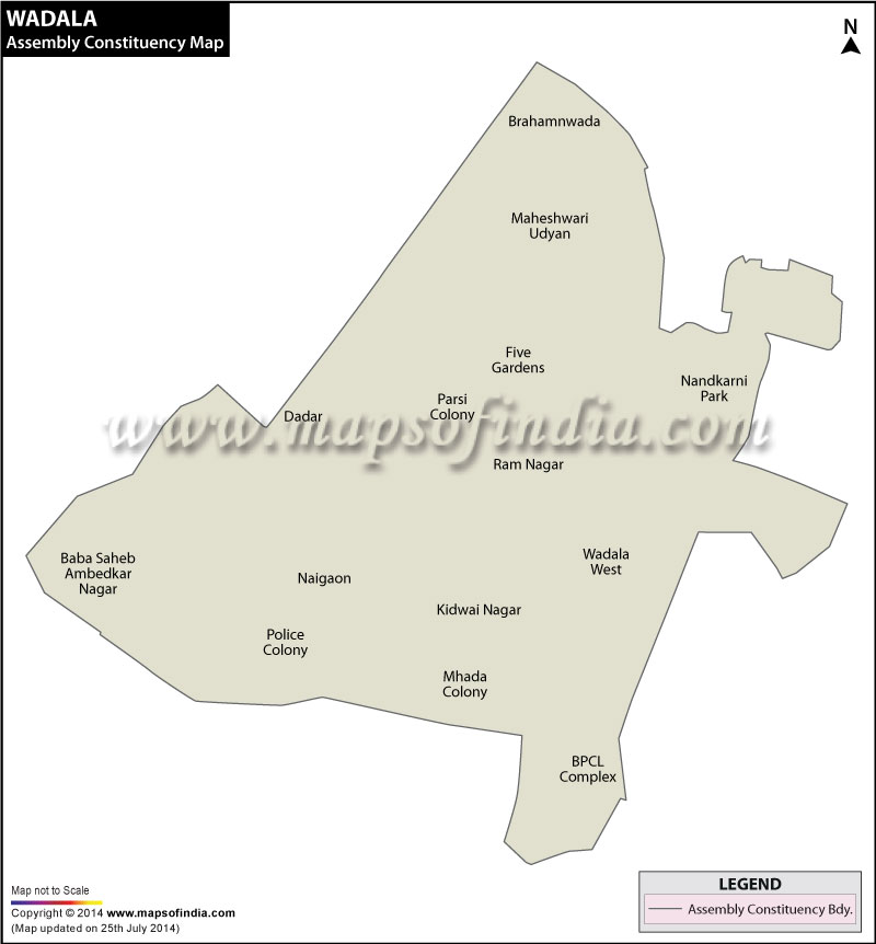 Wadala Assembly Constituency Map