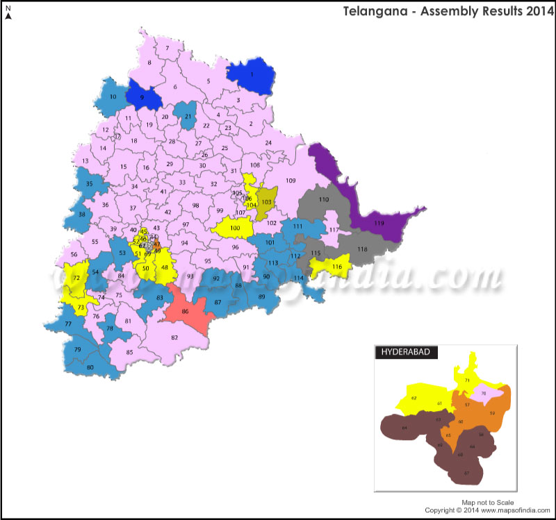 Telangana Assembly Election Results 2014