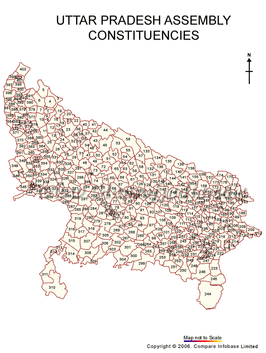 Uttar Pradesh Assembly Constituency Map