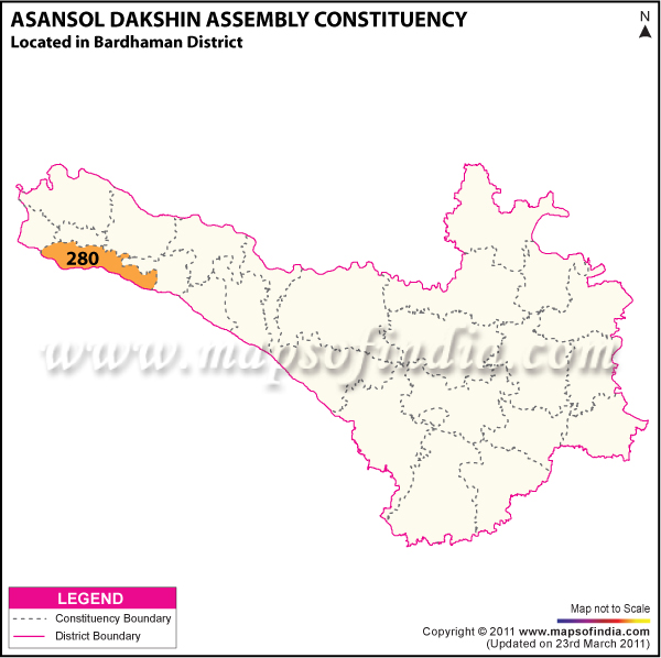 map of asansol