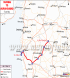 Mumbai Aurangabad Route Map