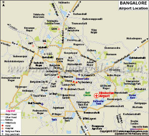 Bangalore Airport Map