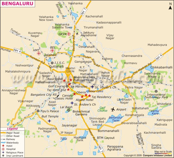 Ooty City Map