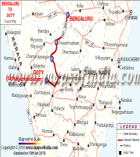 Bengaluru to Ooty Route Map