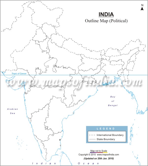 CBSE Geogrpahy Map List Class 12 - 2010 Sample Question Paper 3