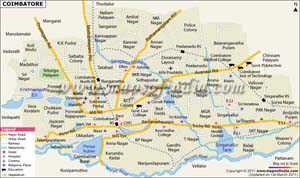 Coimbatore Map