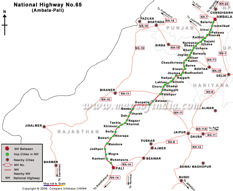 Driving Direction Map