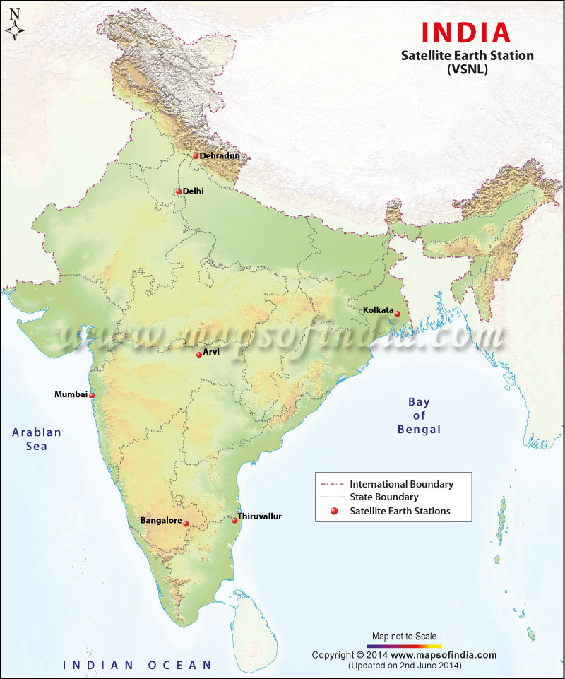 Videsh Sanchar Nigam Limited Satellite Map