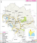 Himachal Pradesh Map