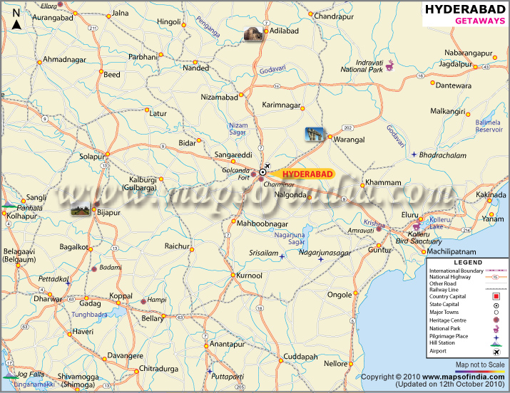 Hyderabad Map Images