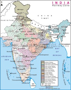 India Map - Railways