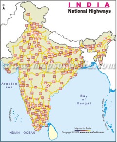 India Map - National Highway