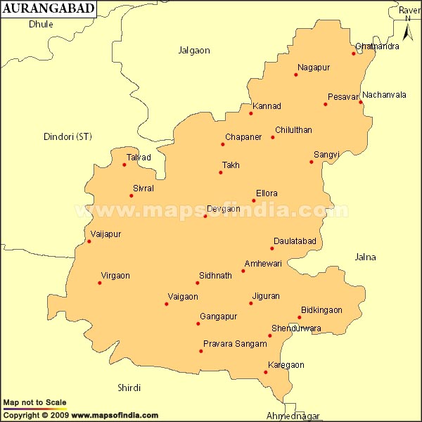 Aurangabad Constituencies Map Maharashtra Disclaimer All efforts have been