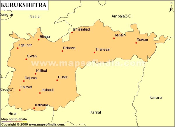 kurukshetra map