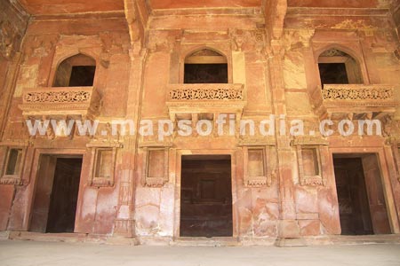 Jodhabai Palace In Red Sandstone