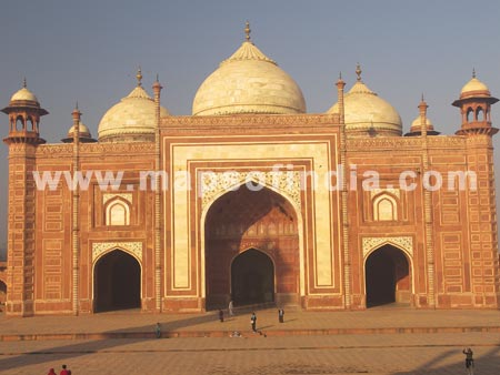 Main Entrance Taj Mahal Agra.