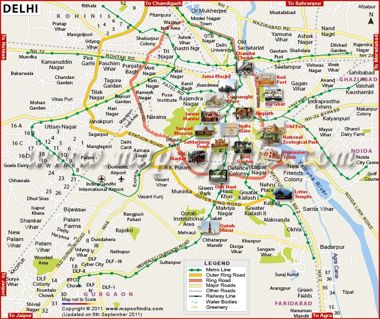 Delhi Photos Map