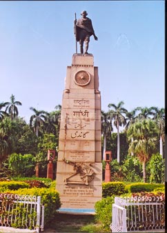 The Statue of Mahatma at Gandhi Park