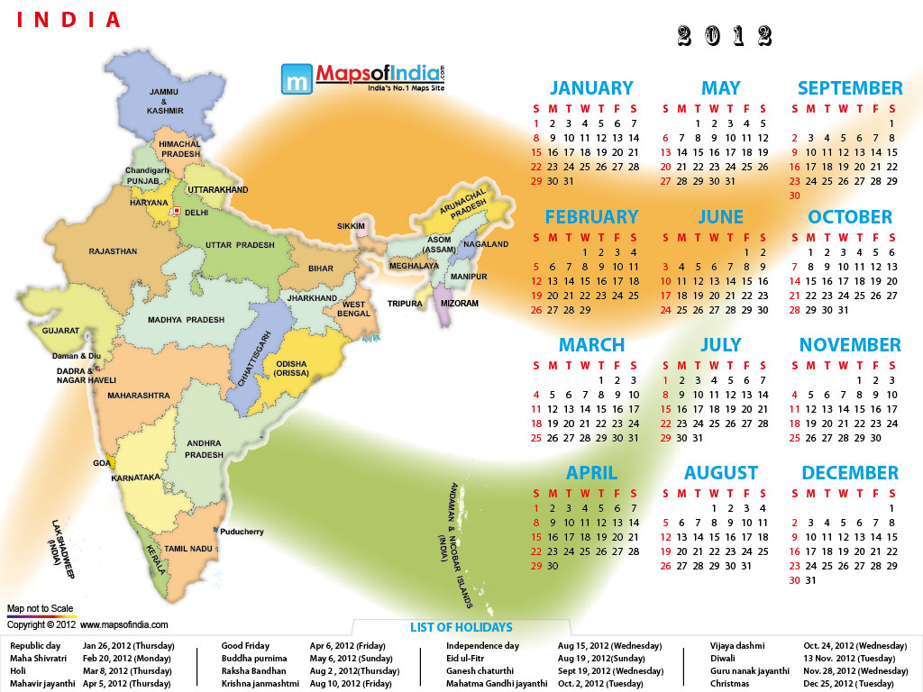 India Map 2012