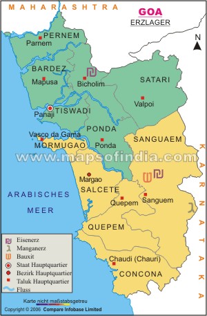 Goa Mineral Karte
