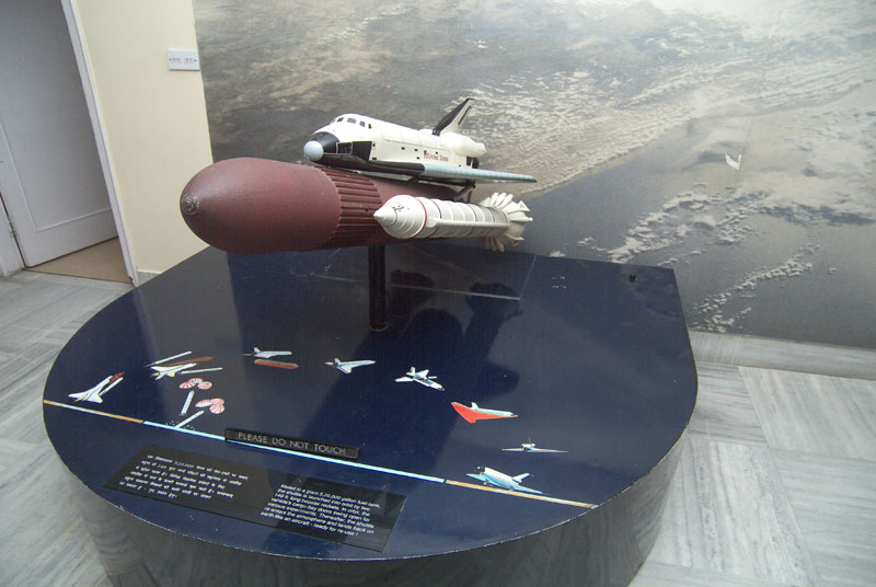 model of space shuttle