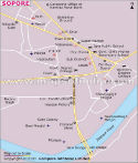 Sopore City Map