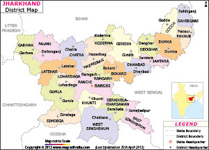 Jharkhand Map