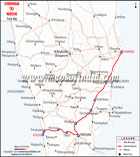 Chennai to Kochi Route Map