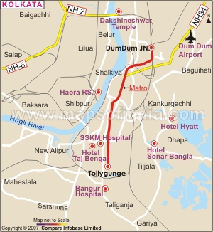 Kolkata  on Kolkata Map