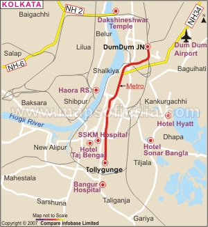 Kolkata Map