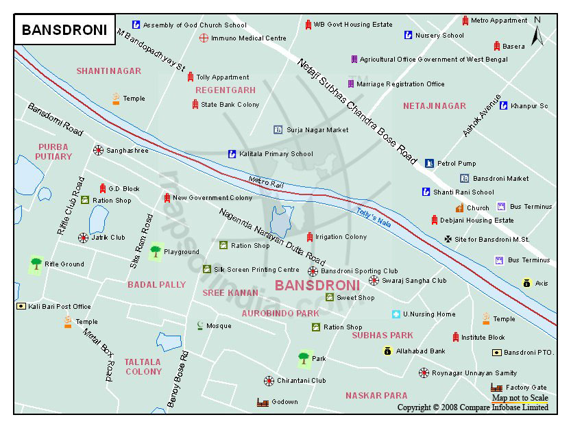 Bansdraoni Map