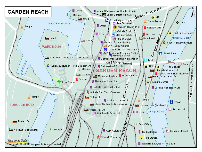 Garden Reach Map