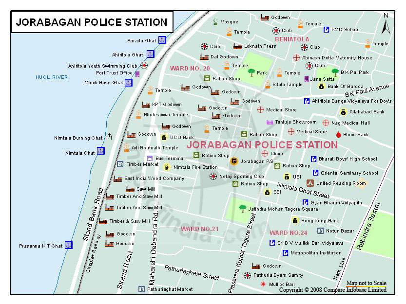 Jorabagan Police Station Map