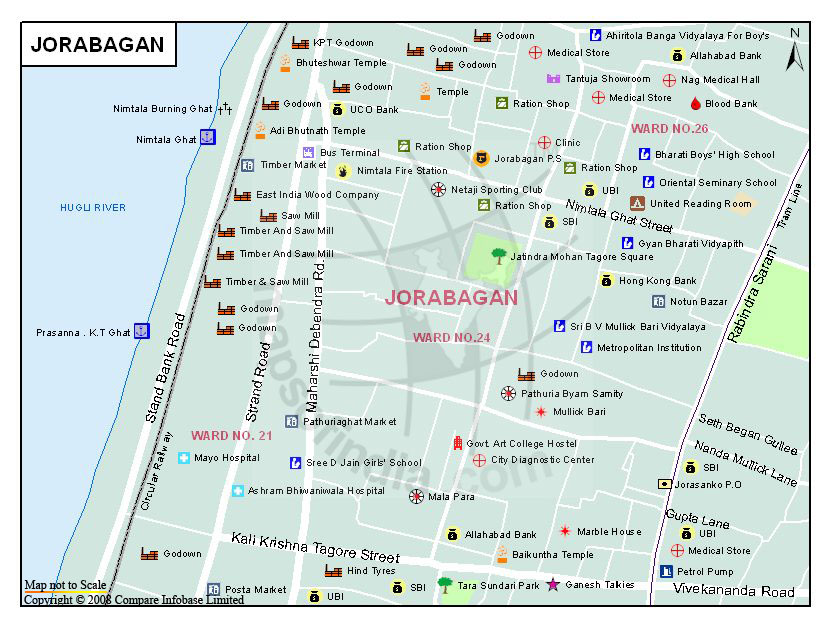 Jorabagan Map
