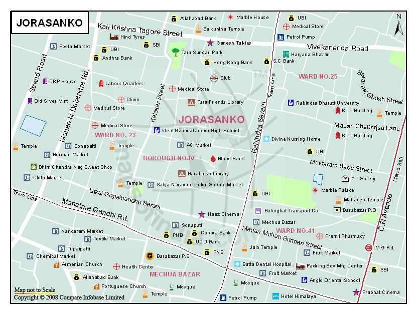 Jorasanko Map