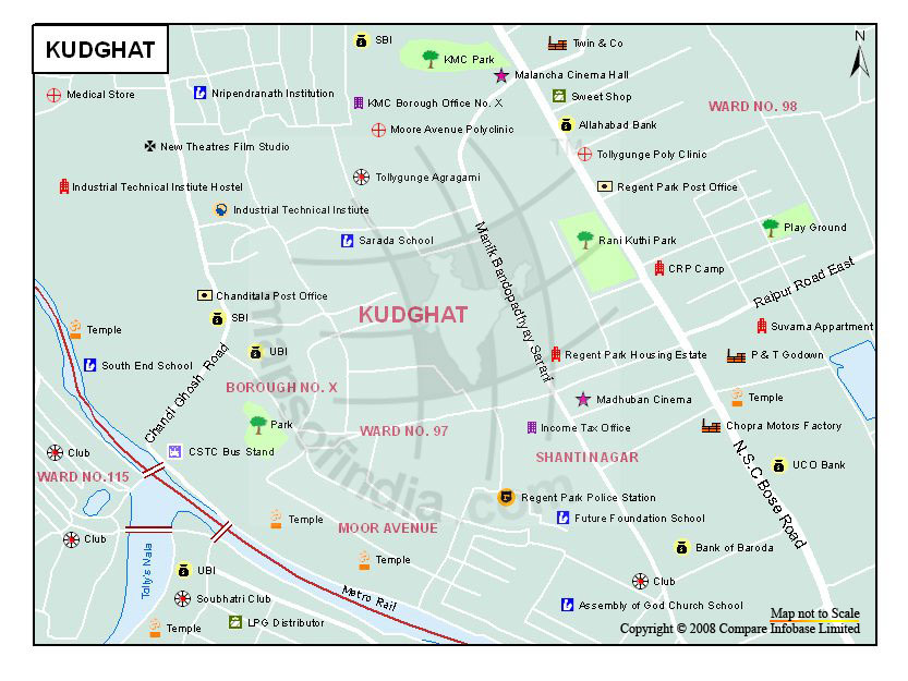 Kudghat Map