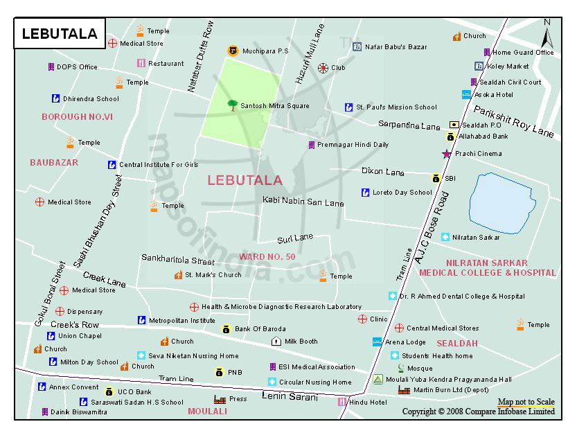 Lebutala Map